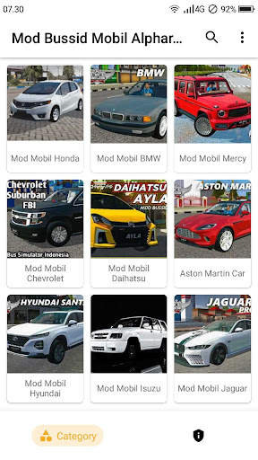 Mod Bussid Mobil Alphard Ceper screenshot 7