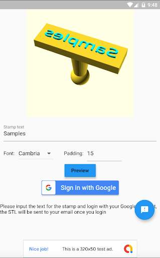 Stamp STL Maker скриншот 2