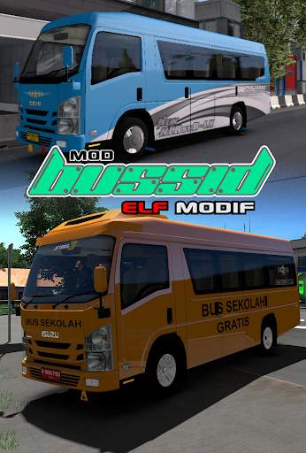 Mod Bussid Elf Modif screenshot 1