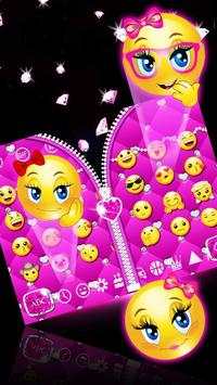 Pink Diamond zipper  keyboard screenshot 3