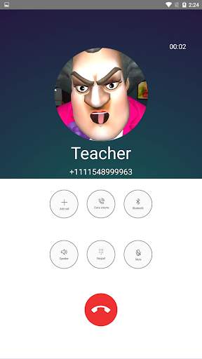 Teacher Horrible Video Call - Chat Prank screenshot 4