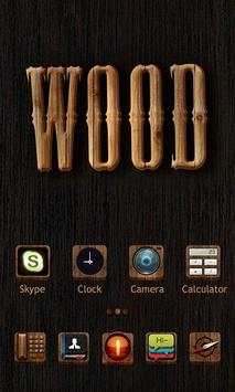 Wood Go Launcher Theme screenshot 1