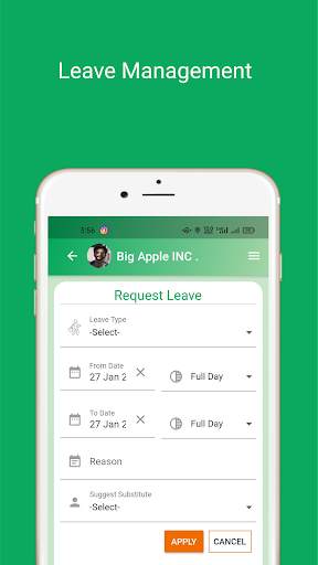 HRMS App, Online Time tracker 5 تصوير الشاشة