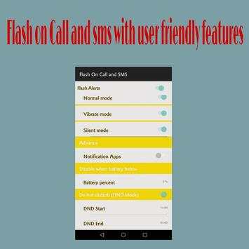 Flash on Call and SMS:  Flash Alert Torch screenshot 5