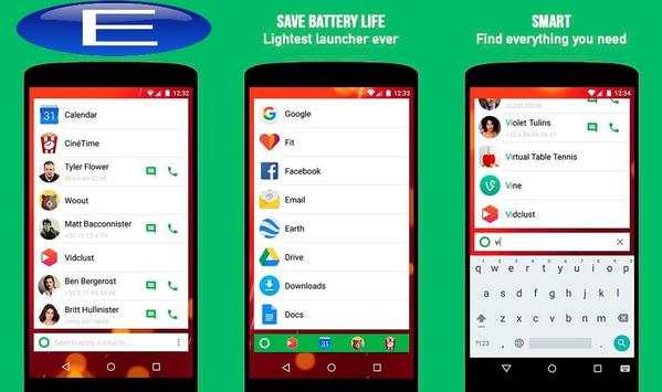 E Launcher screenshot 1