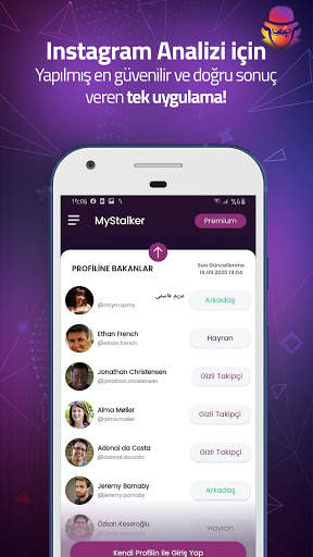 MyStalker : Profilime Kimler Baktı Instagram screenshot 2