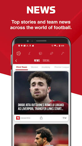 The Kop - Live Scores & News screenshot 1