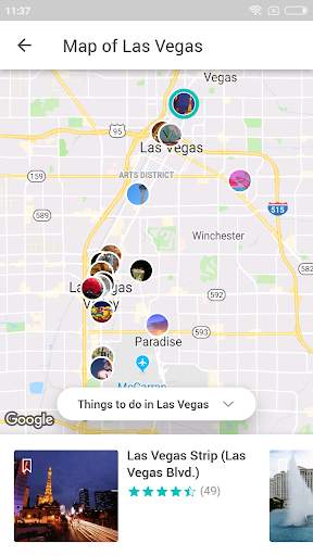 Las Vegas Travel Guide in English with map screenshot 5