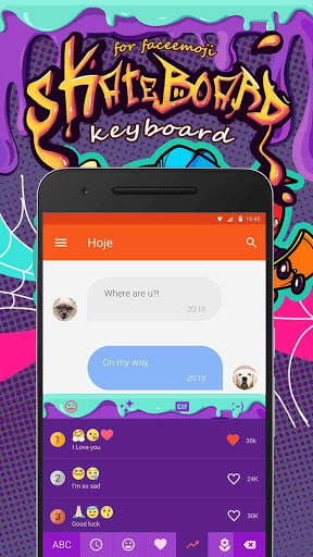 Skateboard Keyboard Theme screenshot 3