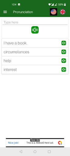 English pronunciation - British and American screenshot 3