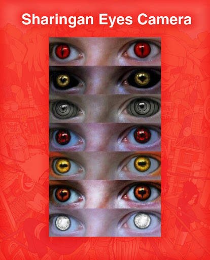 Sharingan Eyes Camera - Anime Photo Editor screenshot 2