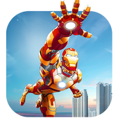 Super Hero Iron Robot Machine Guardian Survival icon