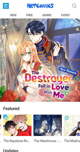 NETCOMICS - Webtoon & Manga screenshot 1