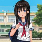 Anime hoch Schule Mädchen yandere Leben Simulator icon