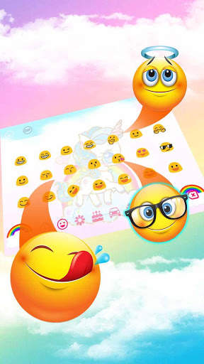 Rainbow Unicorn Keyboard screenshot 3