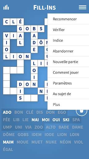 Fill-Ins · Mots Casés screenshot 2