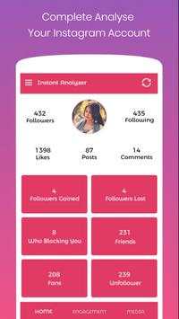 Inst Analyze-Get Follower,block list for Instagram screenshot 1