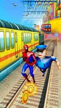 Super Train Superheroes Raider Dash :Subway Surfs screenshot 4