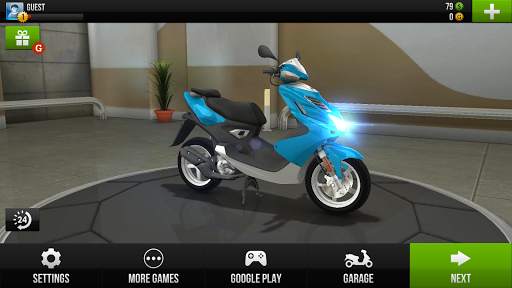 Supermoto Bike Motorcycle Scooter Racing screenshot 1