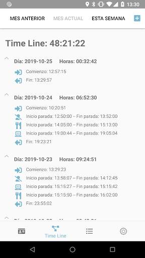 Light of Work - Control Horario, Registro Laboral screenshot 3