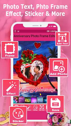 Anniversary Photo Frame 4 تصوير الشاشة