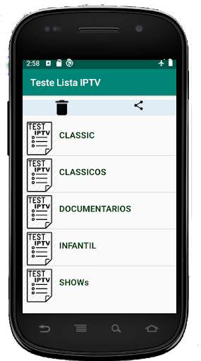 IPTV teste Listas screenshot 4