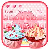Tastiera per cup cake icon