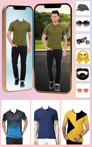 Men T Shirt Photo Suit Editor - Design T Shirt screenshot 5