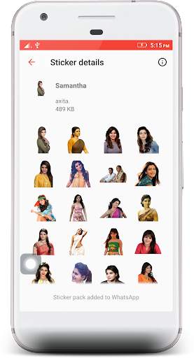 Samantha Akkineni Stickers 4 WhatsApp screenshot 2