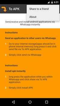 To APK screenshot 1
