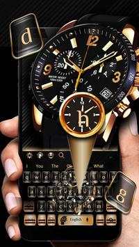 Golden Black Watch Keyboard screenshot 2