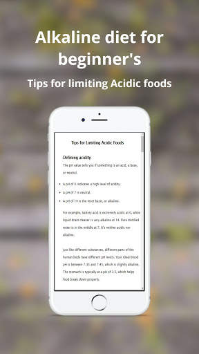 Alkaline Diet for Beginner screenshot 5