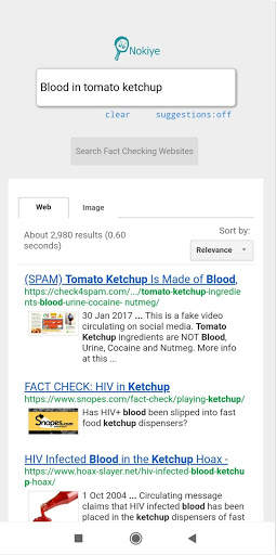 Fake News Search Engine - Fight Fake News - Nokiye screenshot 3