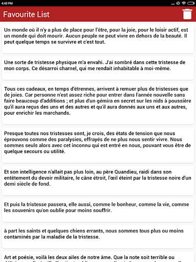 Citations Triste & Proverbes screenshot 10