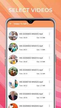 Convertitore da video a MP3 - taglia e riproduci screenshot 3