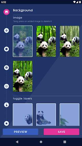 Panda Parallax Wallpapers screenshot 1