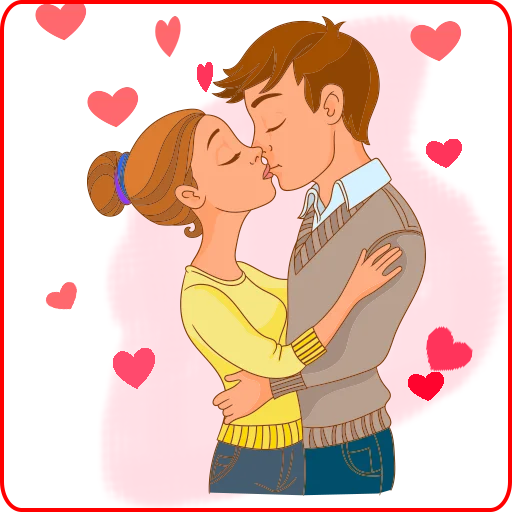 Kiss Sticker for WhatsApp (packs) आइकन