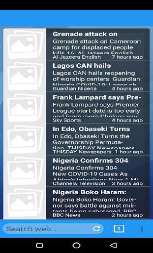 5G Browser screenshot 2