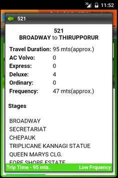 MTC Bus Route Lite screenshot 8