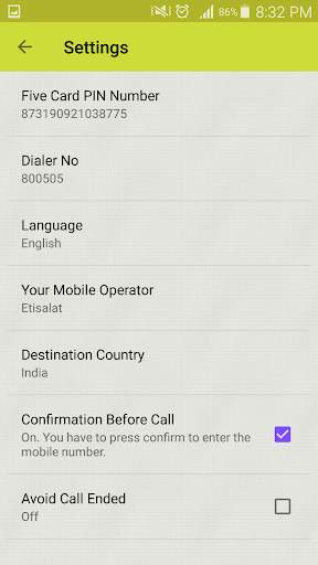 Five Card Dialer screenshot 5