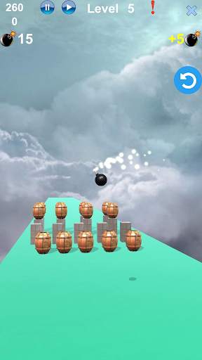 Angry Knock down Catapult Bomb screenshot 6
