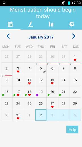 Period Tracker & Fertile days screenshot 1