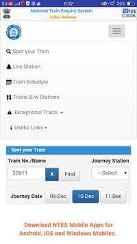 Rail info live railway track screenshot 2