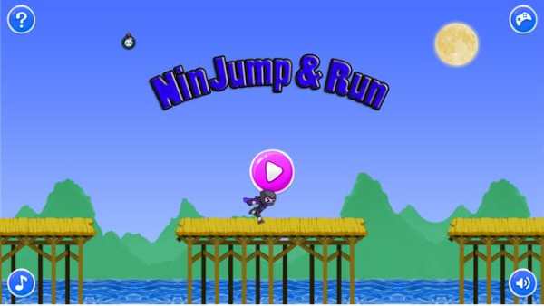 Ninja: Berlari dan Melompat screenshot 1
