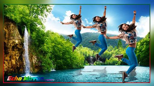 Echo Mirror Magic Effect & Background Editor 2 تصوير الشاشة
