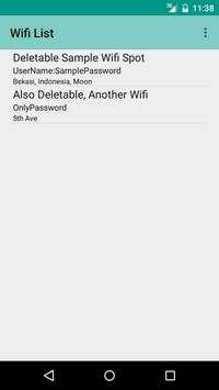 Wifi List screenshot 1
