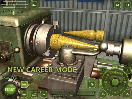 Lathe Machine 3D: Milling & Turning Simulator Game screenshot 2