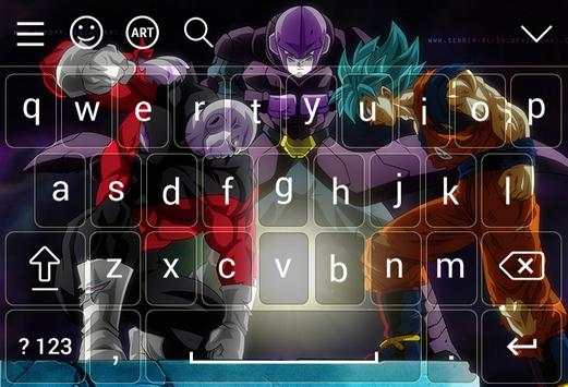 Goku Dragon Ball Super Keyboard Theme 2020 screenshot 8