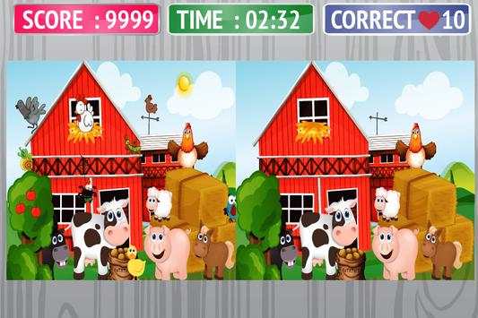Cute Animals Differences Game screenshot 3