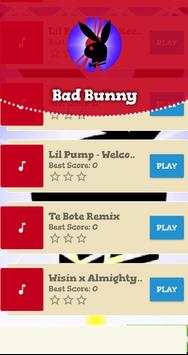 Bad bunny Piano Tiles screenshot 3